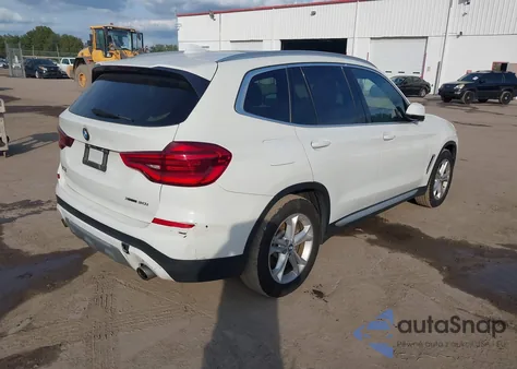 2020 BMW X3 xDrive30I z USA, uszkodzony, nr VIN 5UXTY5C0XL9B34112